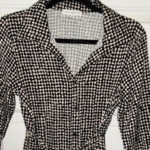 Black and White Women's Dress